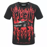 t-shirt philipp plein size m-2xl dhl car in fire